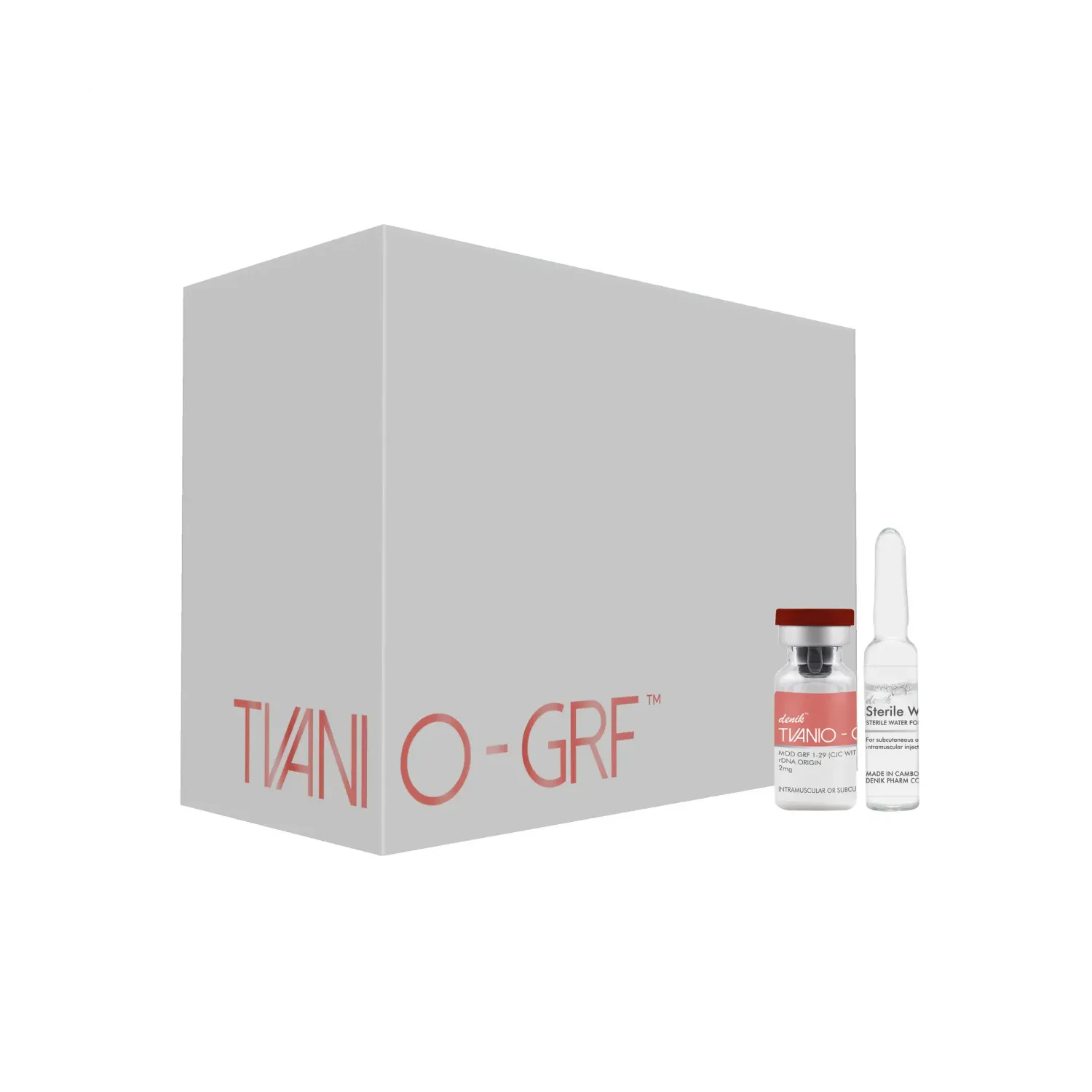 CJC-1295 (No DAC) - Denik Pharm, 2mg × 5 vials
