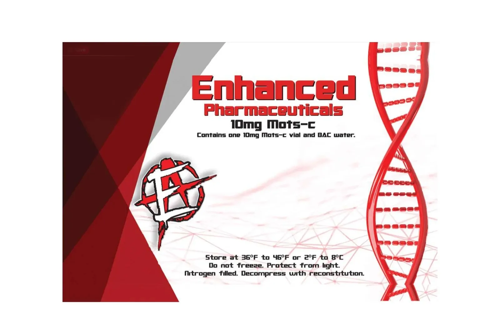 MOTS-C - Enhanced Pharma, 10mg × 1 vial