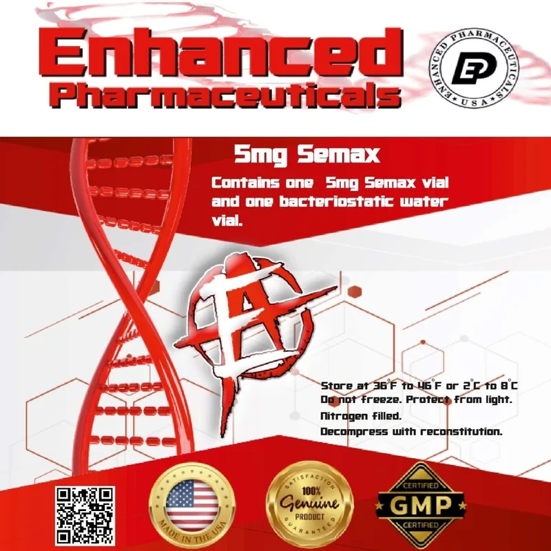 Semax 5mg - Enhanced Pharma, GMP Certified, Made in USA
