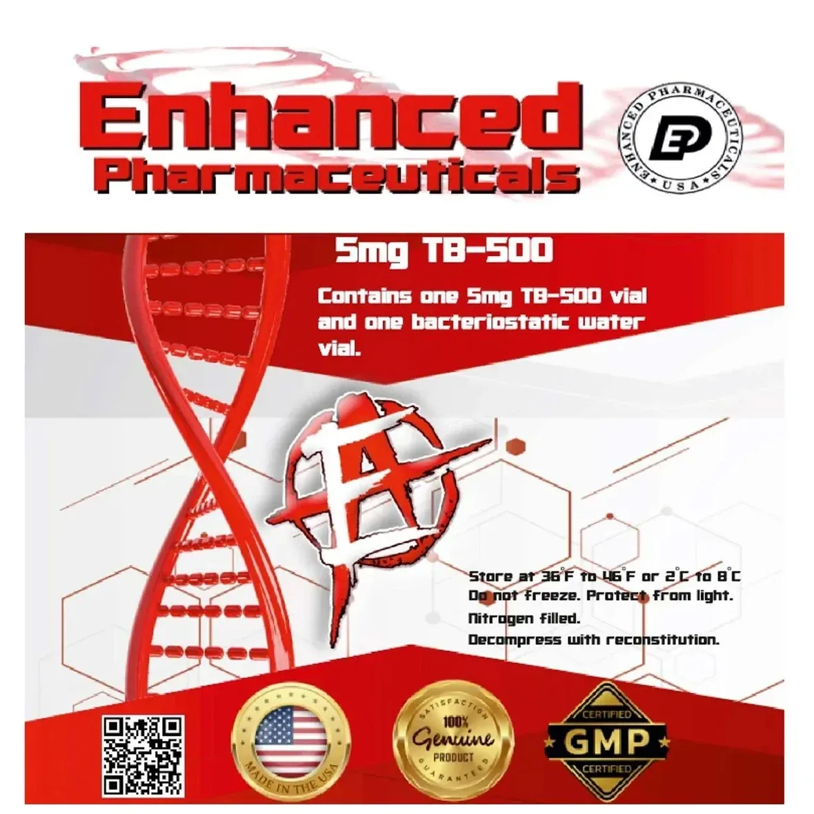 TB-500 — Enhanced Pharma, 5mg × 1 vial